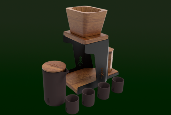 Imagem do produto Coffee Station, design by Solúvel.